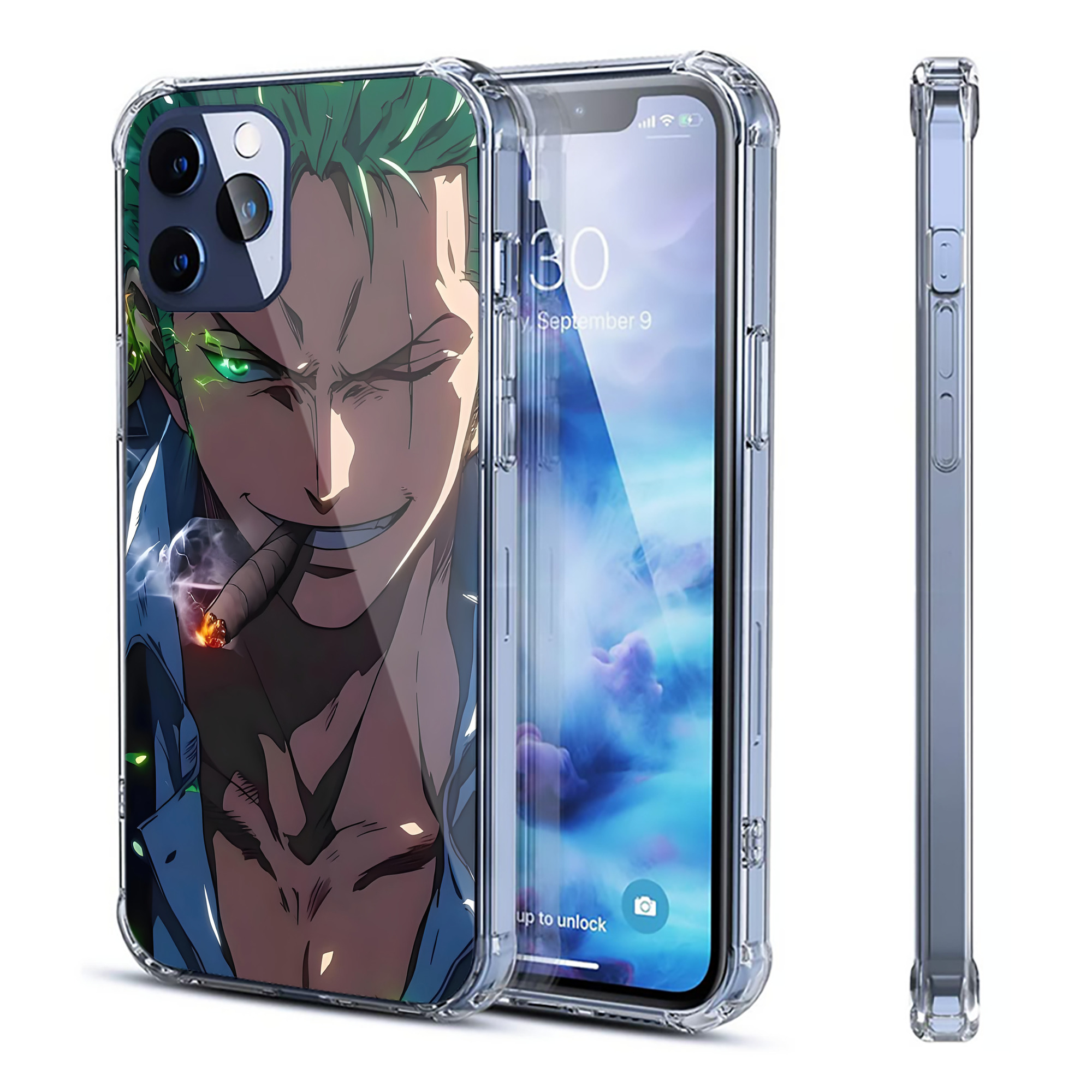 ワンピース ONE PIECE 【iPhone 12シリーズ対応】透明スマホケース（クリアソフトケース）